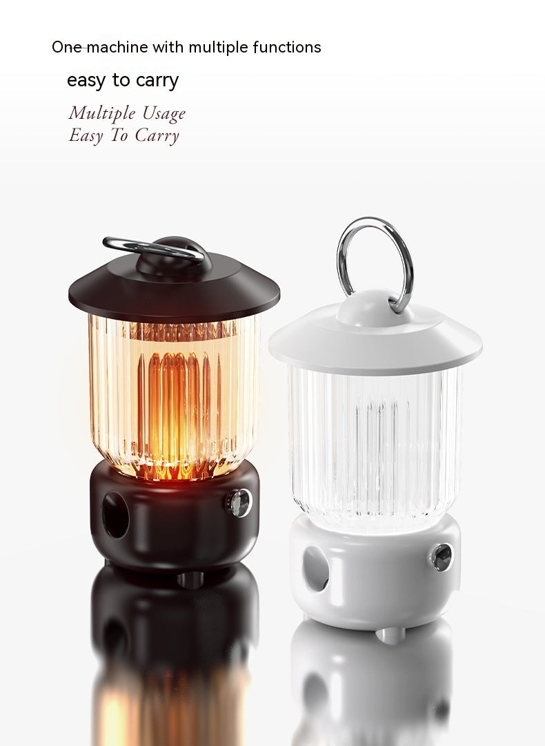 Kerosene Lamp Humidifier USB Rechargeable Multifunctional Small Humidifier